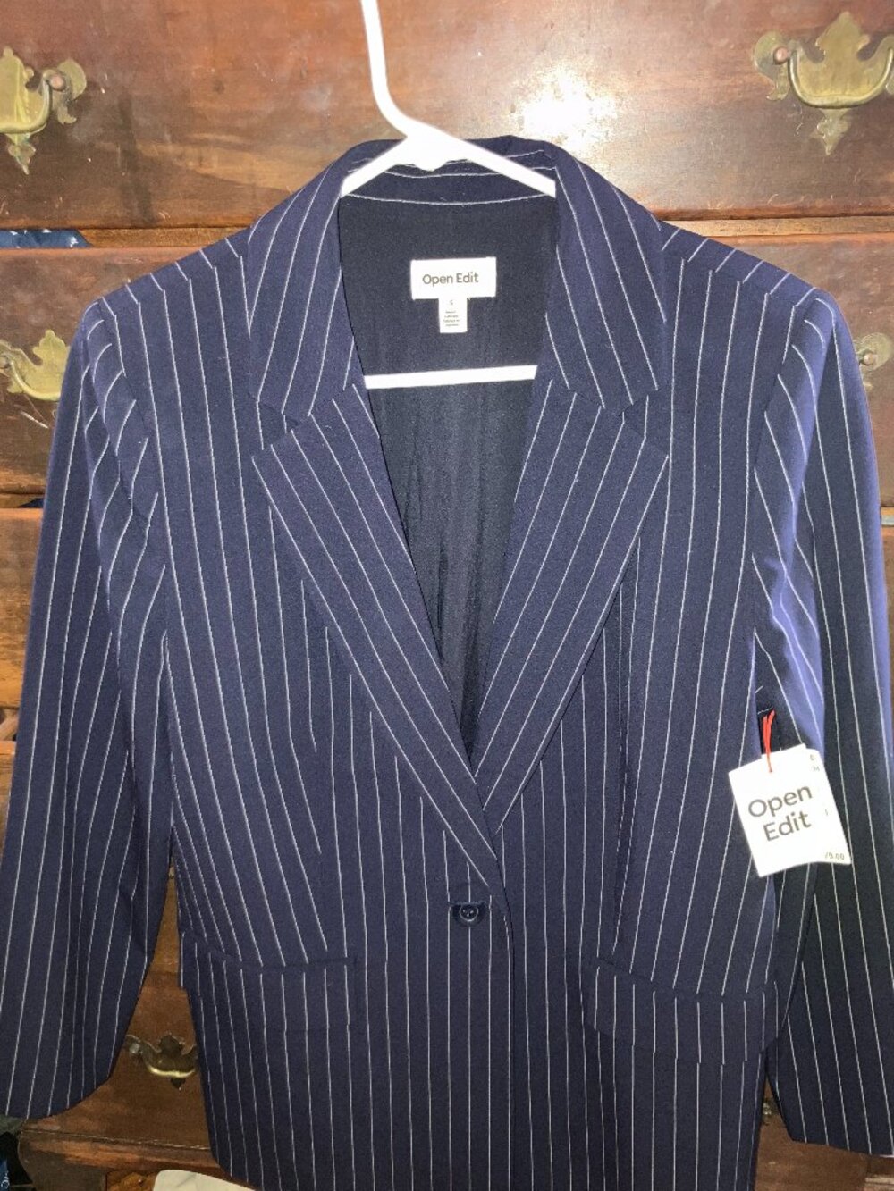 Open Edit Striped Blazer, Never Worn